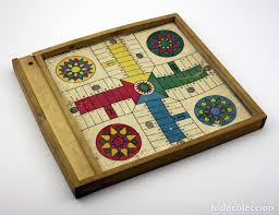 Antiguo juego magnético del parchis, colección de bolsillo. Juego Parchis Antiguo Antiguo Juego Parchis Redondo Con Movimiento Au Vendido