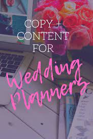 Tips Advice About Copy Content For Wedding Planners Wedding Planning Stress Wedding Professional Wedding Planning Business