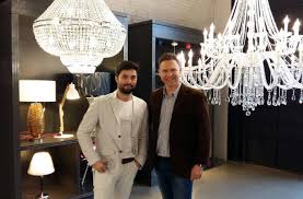 VISITA DO DESIGNER MICHEL KELLER NA BOUTIQUE DOS LUSTRES