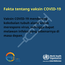 Vaksin biasanya mengandungi agen yang menyerupai mikroorganisma penyebab penyakit; Truth Covid 19 Vaccines