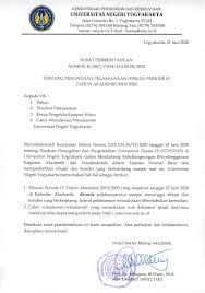 Surat pemberitahuan adalah salah satu surat formal yang wajib semua orang ketahui. Surat Pemberitahuan Tentang Penundaan Pelaksanaan Wisuda Periode Iv Ta 2019 2020 Www Uny Ac Id
