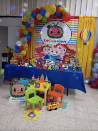 Custom Name Cocomelon Decoration For Kids Birthday Party Cake Table Cocomel Baby Boy 1st Birthday Party 1st Birthday Decorations 1st Birthday Party Decorations