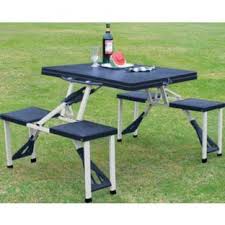 Buy Folding Picnic Table And Stools Camping Tables Picnic Table Folding Camping Table Camping Table