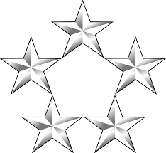 Image result for five stars drawing