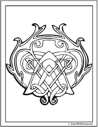 Coloring pages celtic designs best celtic mandala coloring page. 90 Celtic Coloring Pages Irish Scottish Gaelic Kids Adults Pdf