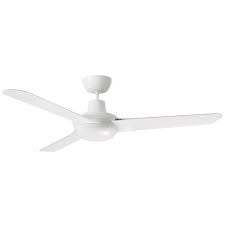 They believe that ceiling fans(at least the usual ones) severely compromise the aesthetics of a room and act somewhat as a sour spot. Ceiling Fan 130 Cm Rider White Blades Sleek And Chic Design