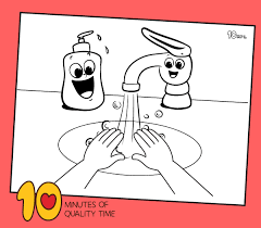 Please download these printable hand washing coloring pages by using the download button, or right click on selected image, then use save image menu. Washing Hands Coloring Page 10 Minutes Of Quality Time