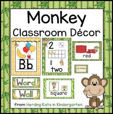 Check out our great selection of monkeys classroom decorations & bulletin board supplies. Monkey Theme Classroom Decor By Herding Kats In Kindergarten Tpt