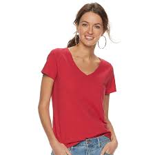 Womens Sonoma Goods For Life Essential V Neck Tee In 2019