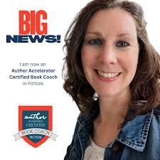 ✨ After nine months of study and three practicums, I am now an Author  Accelerator Certified Book Coach in Fiction! I've been helping writers for  years, but this certification gives me those