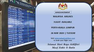 Popular airlines from kuantan to kuala lumpur. Flight Consulate General Of Malaysia In Perth Wa Facebook