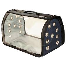 Lepus Flybag Seffaf Kedi Kopek Tasima Cantasi Lacivert 40 Cm