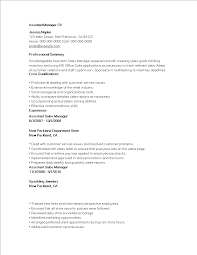 Follow the example of our channel sales manager resume sample as you format your document. Assistant Manager Cv Templates At Allbusinesstemplates Com