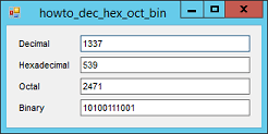 Convert Bases Decimal Hexadecimal Octal And Binary In C C Helperc Helper