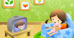 Gambar lucu buat status dan komen. 80 Gambar Kartun Anak Menonton Tv Terbaik Kartun Gambar Kartun Animasi