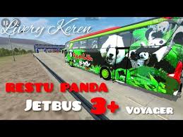 Dalam hal ini anda membutuhkan livery bussid damri supaya bisa menggunakan bus damri dalam kendaraan yang anda gunakan. Bus Restu Panda Jetbus 3 Voyager Mod Bussid Livery Keren Youtube