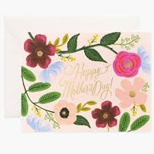 C'est la fête des mères on a essayé d'imaginer le cadeau rêvé. Carte Fete Des Meres Wildflowers Rifle Paper Co L Little Home Fr