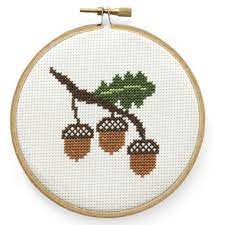 Free counted cross stitch patterns to download and print online. Country Living S Free Cross Stitch Patterns Cross Stitch Patterns Simple Cross Stitch Fall Cross Stitch