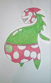 B as he draws a pirhanha plant from super mario bros. Old Piranha Plant Drawing By Mathewh88 On Deviantart