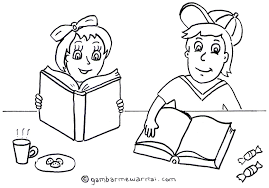 Setelah memberikan gambar naruto hitam putih untuk di warnai kini kami melanjutkan d. Gambar Animasi Orang Membaca Buku Hitam Putih