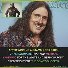Back in 2006 "Weird Al" Yankovic called me up and said, "Donny, I wrote  this parody of 'Ridin' Dirty.' It's called 'White & Nerdy', and I  immediately thought of you." I told