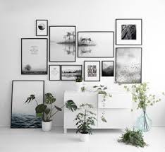 Bilderwand In Schwarz Weiss Inspiration Wand Galeriewand Bilderwand