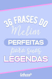 O ano de 2020 não foi fácil para ninguém, mas, ao olharmos para trás, precisamos agradecer a sorte de termos conseguido superar os dias mais difíceis com fé. 61 Frases Da Banda Melim Para Usar De Legenda Em 2020 Legendas De Musicas Frases Fotos Sozinha Instagram Frases Para Fotos Sozinha