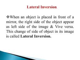 How Can We Show Lateral Inversion By A Plane Mirror By A Ray Diagram? -  Quora