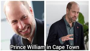 Prince William receives WARM Welcome to Cape Town ahead of Earthshot Final