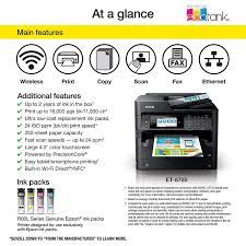 Save up to 80 percent on ink vs. Epson Workforce Pro Et 8700 Ecotank Printer We Sell At Best Prices