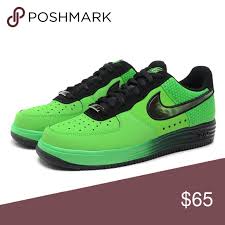 Black And Lime Green Air Force 1 Lunar Air Force Ones Air Force Ones Clothes Design Nike Air Force Sneaker