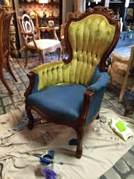 How To Paint Velvet Chairs With Chalk Paint By Annie Sloan Painting Fabric Furniture Painted Chairs Paint Upholstery