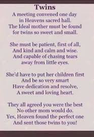 Twin Sister Birthday Wishes For Twins From Mom Mother Of Twins Poem Quotes I Like Pinterest Twin Quotes Twin Quotes Sisters Twin Mom