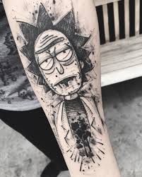 Happy to have a silly tattoo for once. 50 Awesome Rick And Morty Tattoos That Will Blow Your Mind And Make You Giggle
