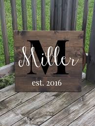 Personalized Family Name Sign Last Name Sign Large Wooden Sign Gift For Family Wedding Gift Rustic Wood Wood Name Sign Diy Signs Rustic Wedding Gifts