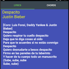 So it was apparently understandable to fonsi that the pop star fumbled the words. Despacito Lyrics Apps On Google Play