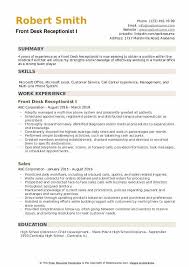 Cover letter examples for front desk receptionist. Front Desk Receptionist Resume Samples Qwikresume