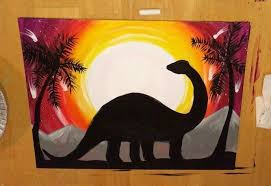 Dinosaur Painting Learn To Paint This Step By Step Canvas Art Quotes Canvas Painting Diy Painting Click here and download the dinosaur silhouette stegosaurus svg cut file · window, mac, linux · last updated 2020 · commercial licence included ✓. canvas art quotes canvas painting diy