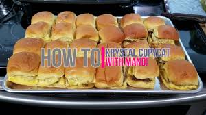 how to krystal burger copycat with