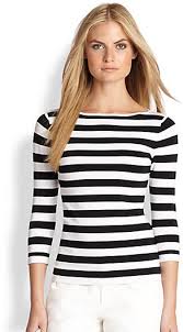 Ralph Lauren Black Label Stripe Boatneck Top 375 Saks Fifth Avenue Lookastic