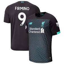 Very good embroidery process and materials. Roberto Firmino Liverpool New Balance 2019 20 Third Jersey Black Salah Liverpool Mohamed Salah Liverpool Liverpool