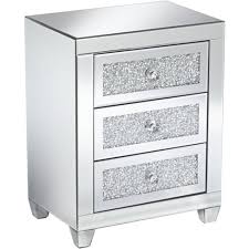 Maybe you would like to learn more about one of these? Studio 55d Gia 20 Wide Mirrored Silver 3 Drawer Side Table Target