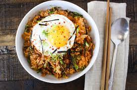 Resep Nasi Goreng Korea Bokgeumbap Fried Pork Belly Kimchi Fried Rice Fried Rice