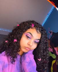 I Ll Be Back Or Not Buuut Byeeeeee In 2020 Curly Girl Hairstyles Aesthetic Hair Cute Curly Hairstyles