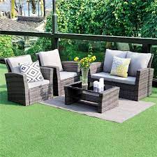 Amazon Patio Furniture We Re Buying This Month In 2021 Gray Patio Furniture Outdoor Patio Furniture Sets Patio Furniture Sets
