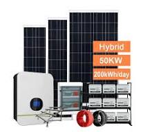 50kw Hybrid Solar Power System,Complete Solar System 50kw