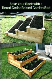 Tiered Raised Garden Bed Plans Full Image For Building Beds Two Plan Diy Raised Garden Raised Garden Beds Diy Cedar Raised Garden