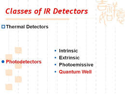 However, it turns out to be much harder to achieve ideal performance with bolometers than with where ∆ei is the energy difference between the ground and first excited state of an impurity. Quantum Well Infrared Detector Jie Zhang Winching Hung