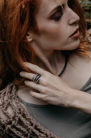 Buy ALTERNATIVE RING, Handmade Sterling Silver, One Size, Orignal Design,  Brutallist Jewelry, Unisex Ring, Rustic Jewelry, Chunky Ring. Online in  India