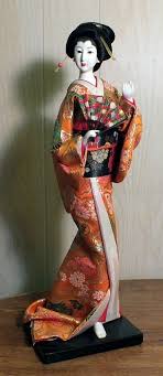 See today's japanese geisha dolls for sale, best offer and auction; Beautiful Vintage Japanese Geisha Doll Wearing Kimono 17 1 8 43 5cm Tall Japanese Dolls Japanese Geisha Japanese Dress
